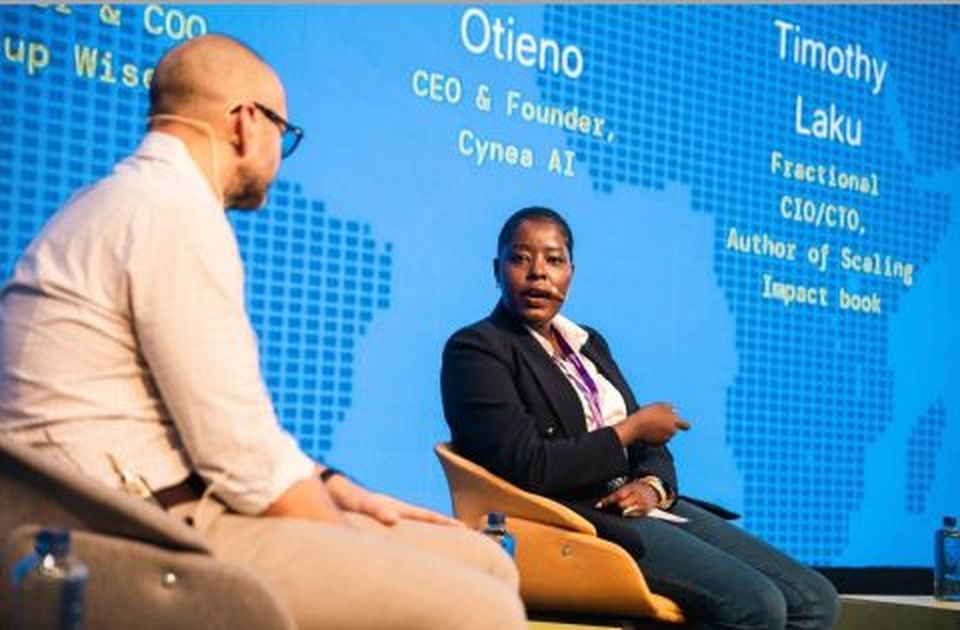 Irene on stage — CEO & Founder, Cynea AI